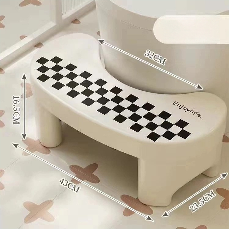 Plastová stolička na toaletu od značky Friendly, nepohyblivá, na domáce použitie, vyrobené v Taizhou