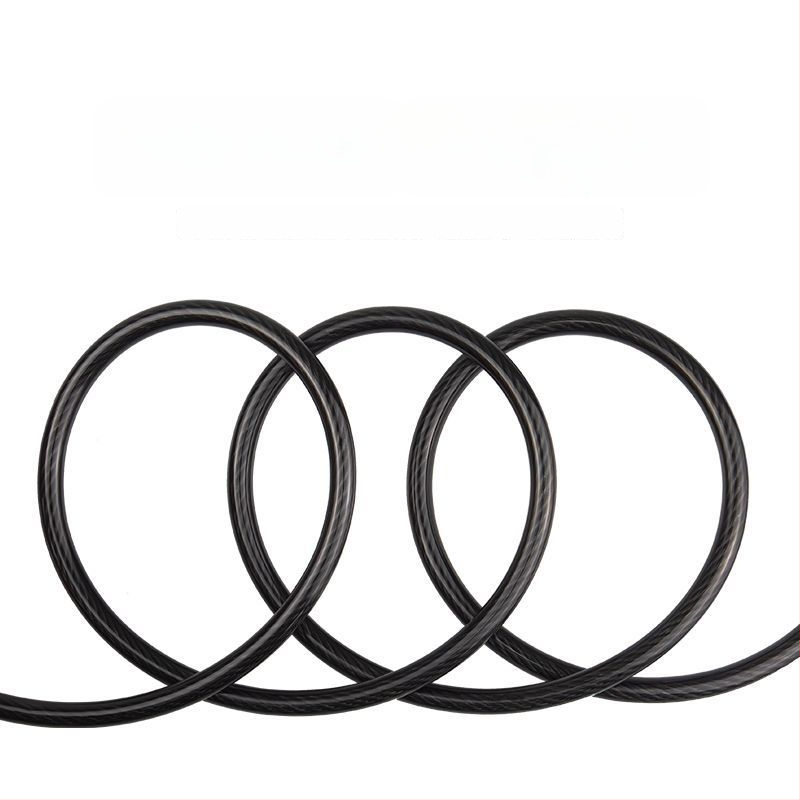 Slaptažodinis užraktas su plieno kabeliu kalnų dvirčiui – anti‑vagystė, universali suderinamumas, modelis 1