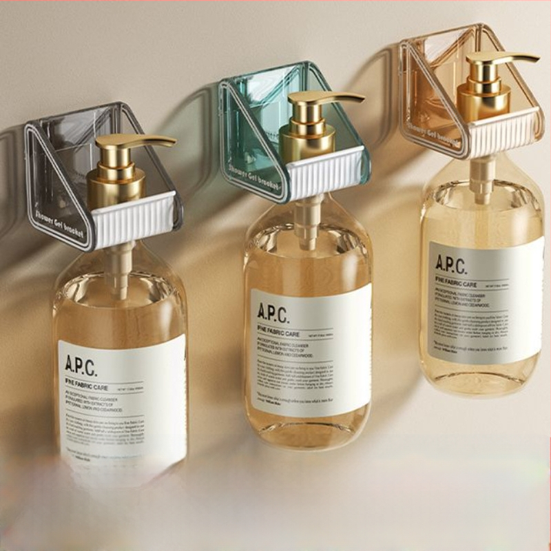 Seinasse paigaldatav dušikorraldaja tugeva konksuga – puurimata paigaldus, 2 tk pakis, 3 kg kandevõime, 1 taseme riiul, šampooni ja dušigeeli hoidik