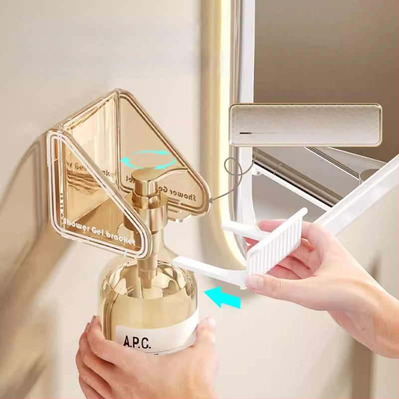 Seinasse paigaldatav dušikorraldaja tugeva konksuga – puurimata paigaldus, 2 tk pakis, 3 kg kandevõime, 1 taseme riiul, šampooni ja dušigeeli hoidik