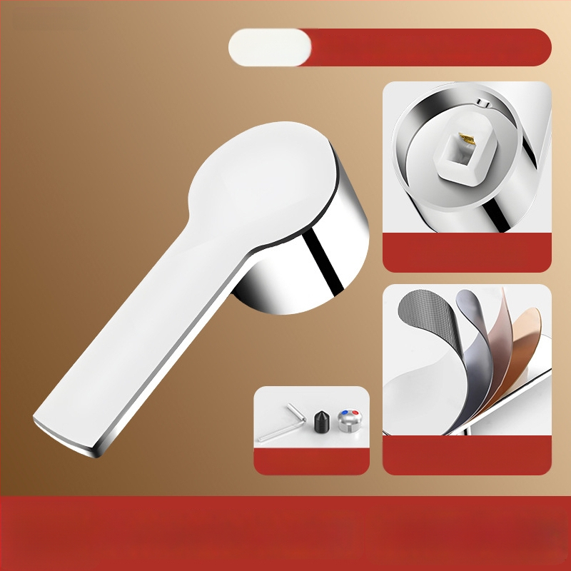 Sada rukovätí k batérii - univerzálny typ, ABS materiál, jadro ventilu 35-40, SCZ Fir, moderný minimalistický štýl