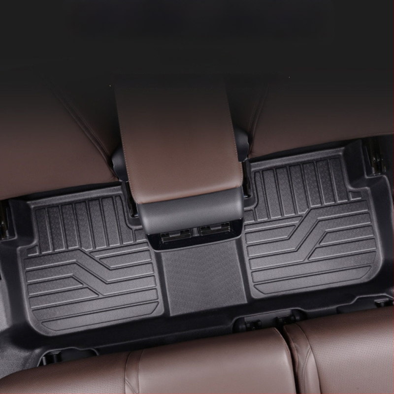 Gabina TPE podlahové rohože pre vyhradený model auta, s upevnením na spony, plne uzavretý práh a trojrozmerný dizajn s vysokým okrajom