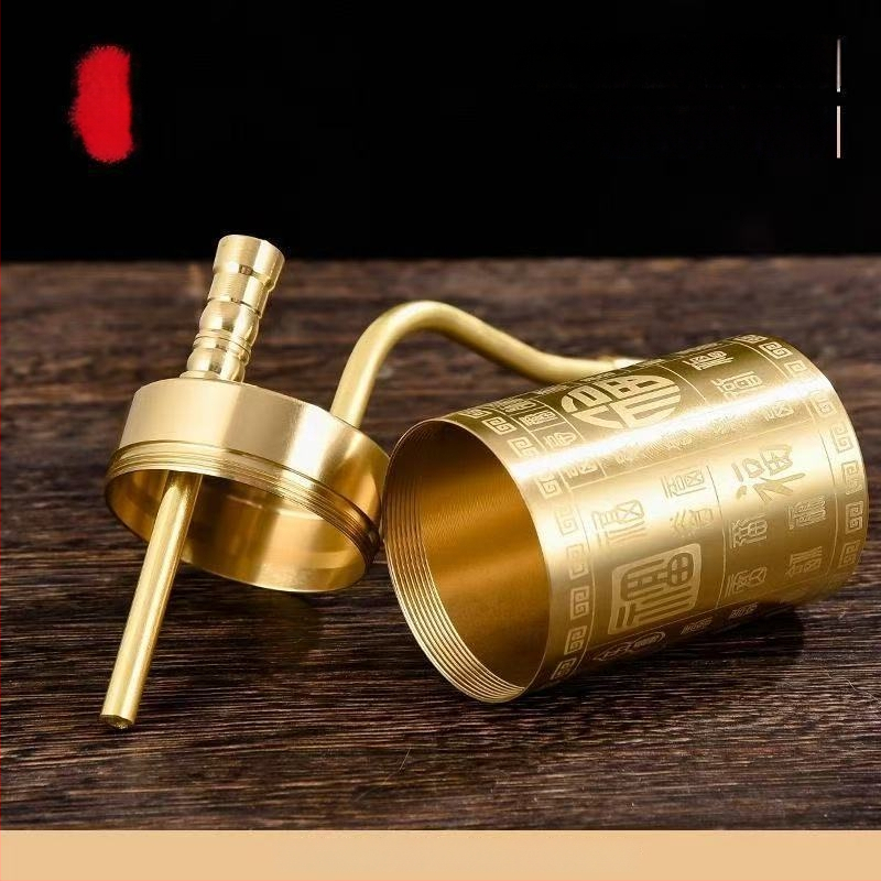 Messingust veepippe komplekt - 4-in-1, kahekordne kasutusvee filtr, kodukujundus