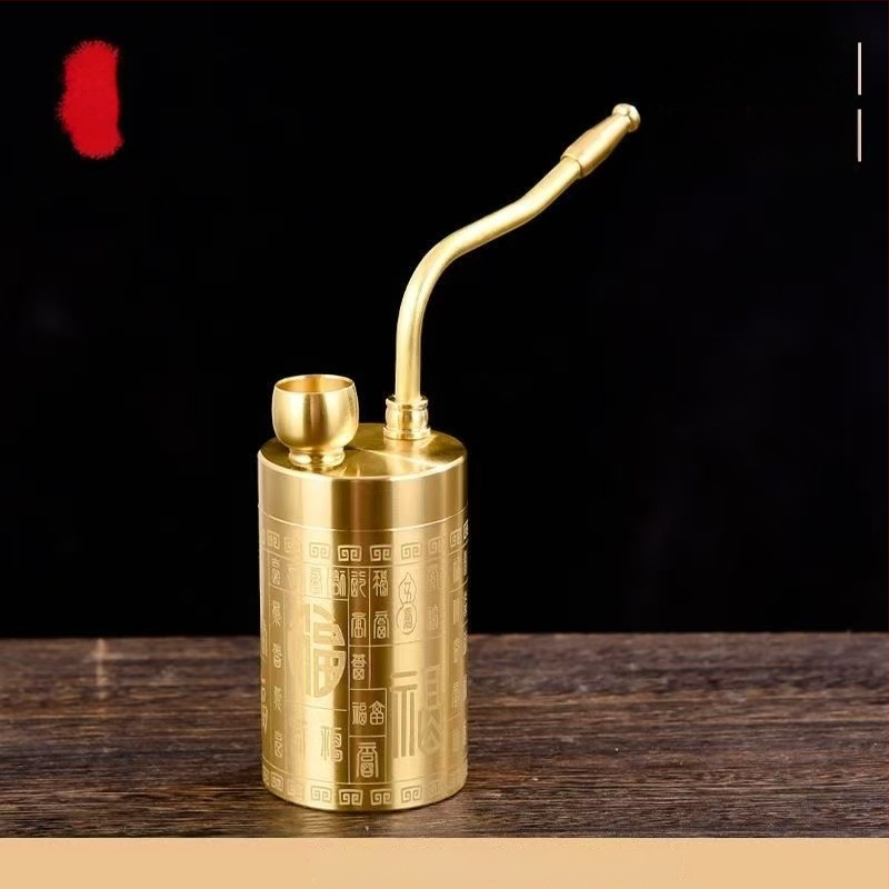 Messingust veepippe komplekt - 4-in-1, kahekordne kasutusvee filtr, kodukujundus