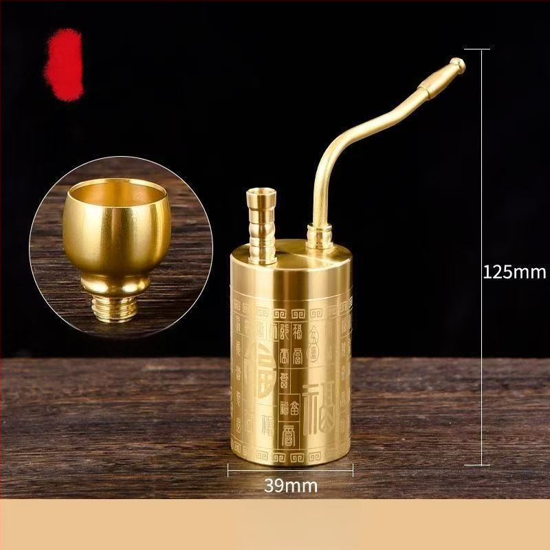 Messingust veepippe komplekt - 4-in-1, kahekordne kasutusvee filtr, kodukujundus