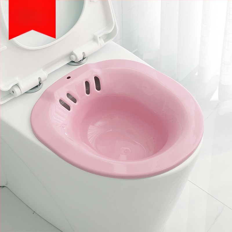 Yijia plastikinė sėdimoji vonelė suaugusiems – be lenkimosi, skirta hemorojų priežiūrai ir po gimdymo