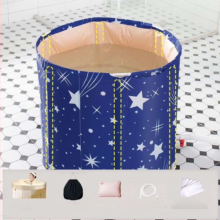 Sulankstomas vonios kibiras iš tarpaulin medžiagos suaugusiems – viso kūno maudynės