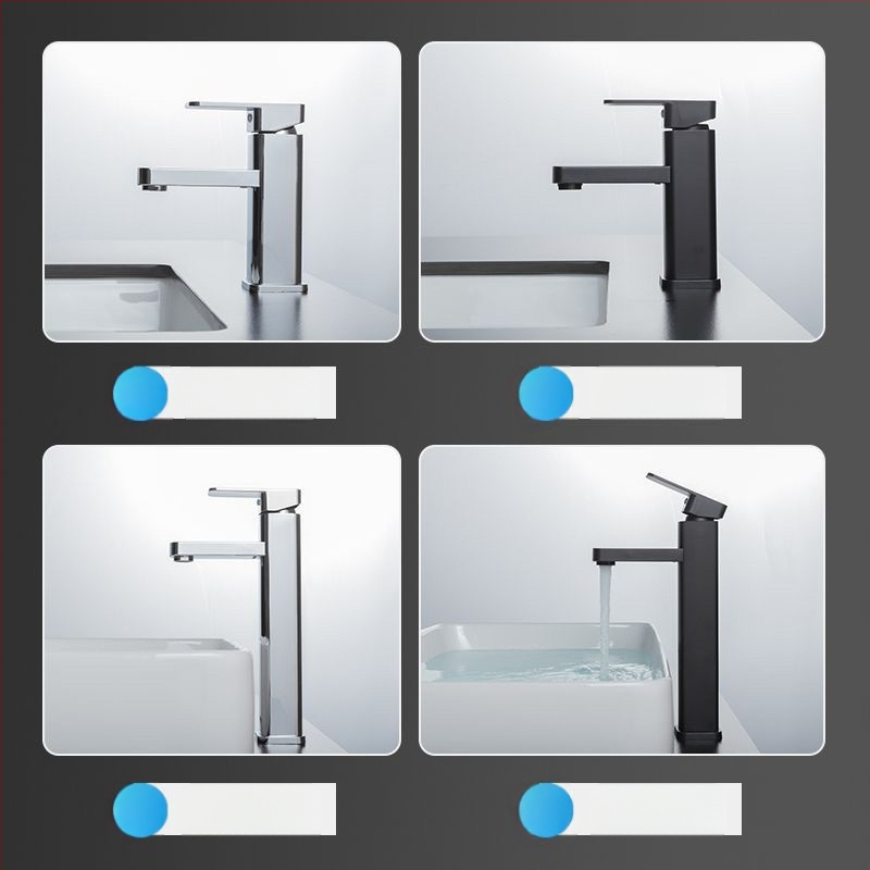 Umývadlový batéri do kúpeľne – meďné telo, keramický disk ventilu, povrch pečený náterom, špirálové otvorenie, jednospojový systém