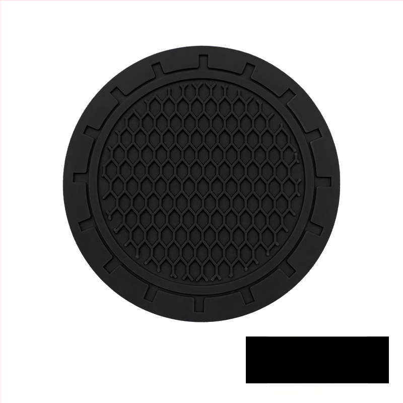 Automobilová podložka pod pohár z PVC s bunkovou štruktúrou, potlačené logo Haoli, protišmyková