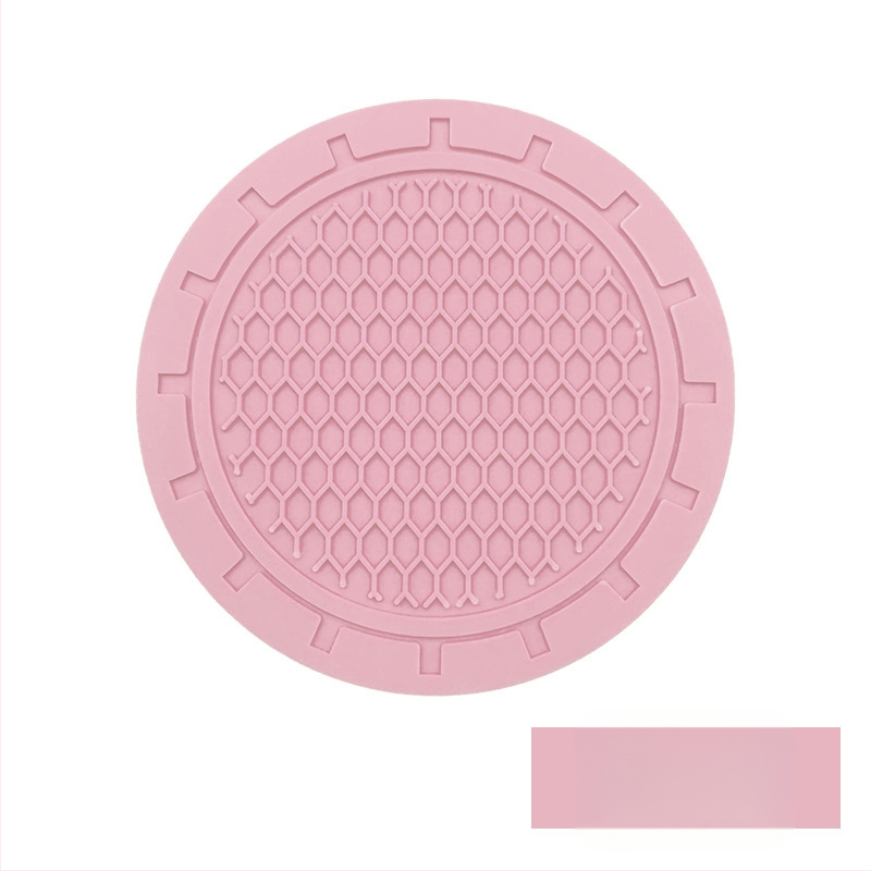 Automobilová podložka pod pohár z PVC s bunkovou štruktúrou, potlačené logo Haoli, protišmyková