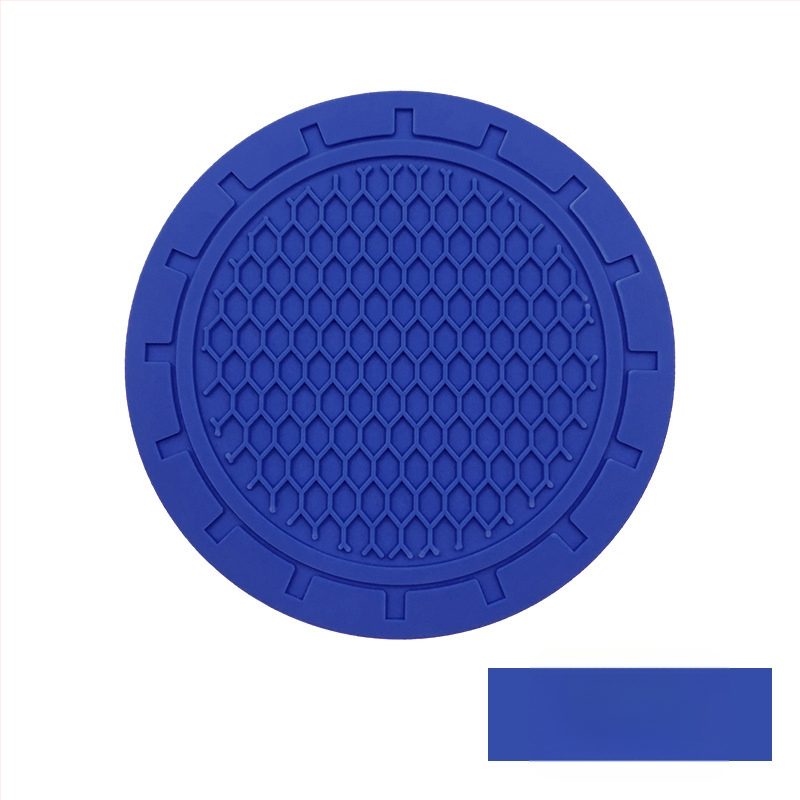 Automobilová podložka pod pohár z PVC s bunkovou štruktúrou, potlačené logo Haoli, protišmyková