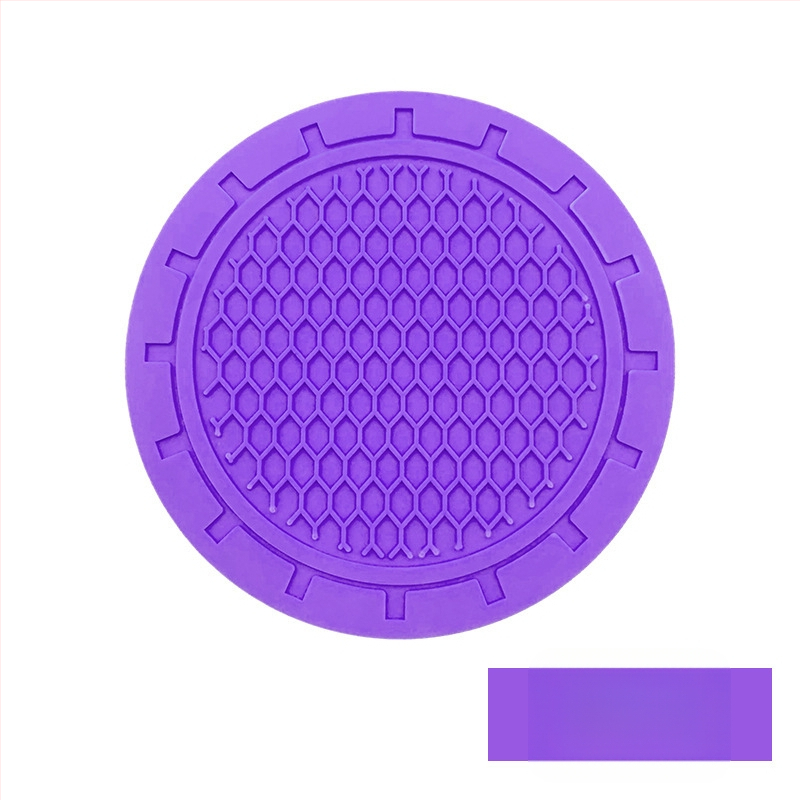 Automobilová podložka pod pohár z PVC s bunkovou štruktúrou, potlačené logo Haoli, protišmyková