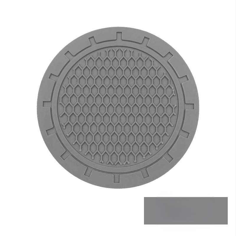 Automobilová podložka pod pohár z PVC s bunkovou štruktúrou, potlačené logo Haoli, protišmyková