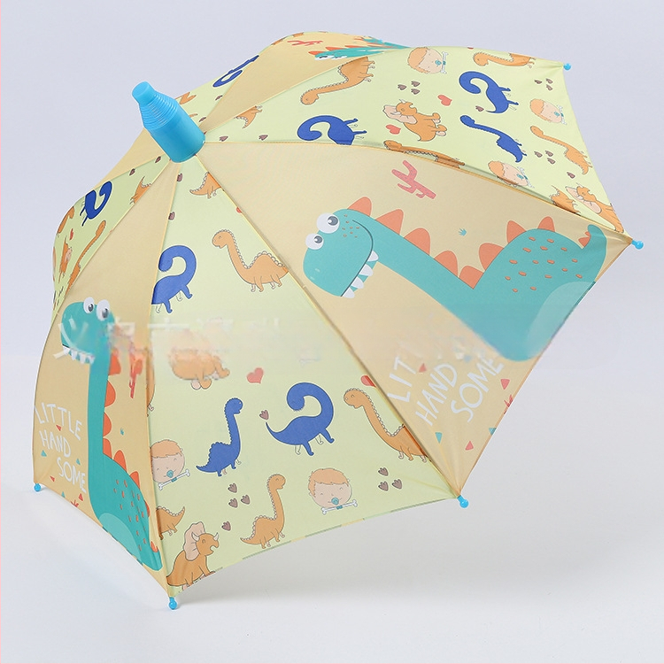 Detský dáždnik s dlhým držadlom, automatické otvorenie, s 8 rebrami, látka 190T vinyl, UPF nad 50