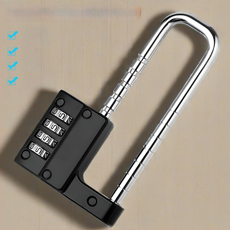 Parooliga lukk jõusaali kappide jaoks, tõmbuva pikkusega varrega; mudel NF-6310; materjal: tsink-segu. lukustuse varre paksus: 7; vardade vahe: 20.