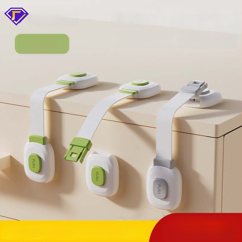 Bezpečnostná zámka na zásuvky a skrinky – ochrana pre deti pre zásuvky, dvierka skrinky, chladničku, toaletu