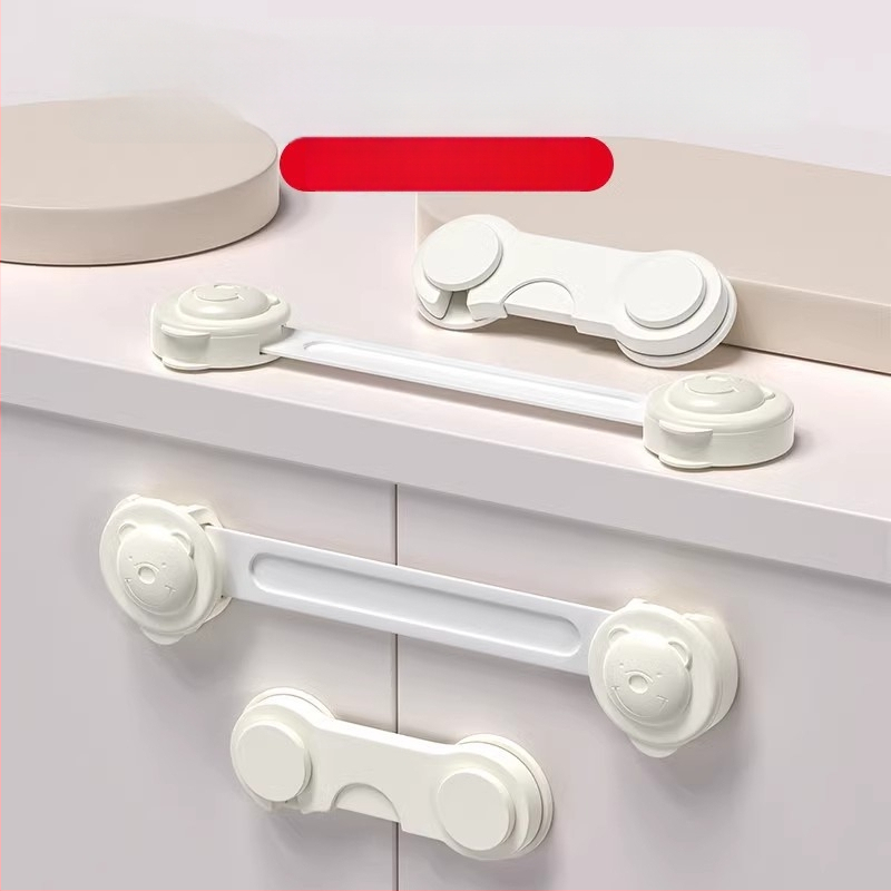 Detská bezpečnostná zámka na zásuvky a dvierka skriniek – zabraňuje otvoreniu a prisatiu prstov (Model: Štandardný; Materiál: Štandardný; Číslo produktu: TTT1004011987; Štýl: Moderný minimalistický)