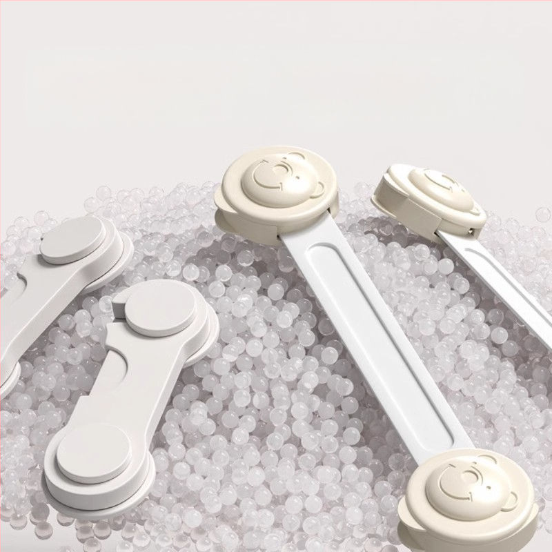 Detská bezpečnostná zámka na zásuvky a dvierka skriniek – zabraňuje otvoreniu a prisatiu prstov (Model: Štandardný; Materiál: Štandardný; Číslo produktu: TTT1004011987; Štýl: Moderný minimalistický)