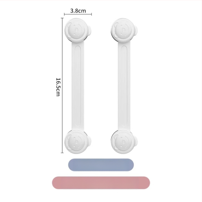 Detská bezpečnostná zámka na zásuvky a dvierka skriniek – zabraňuje otvoreniu a prisatiu prstov (Model: Štandardný; Materiál: Štandardný; Číslo produktu: TTT1004011987; Štýl: Moderný minimalistický)