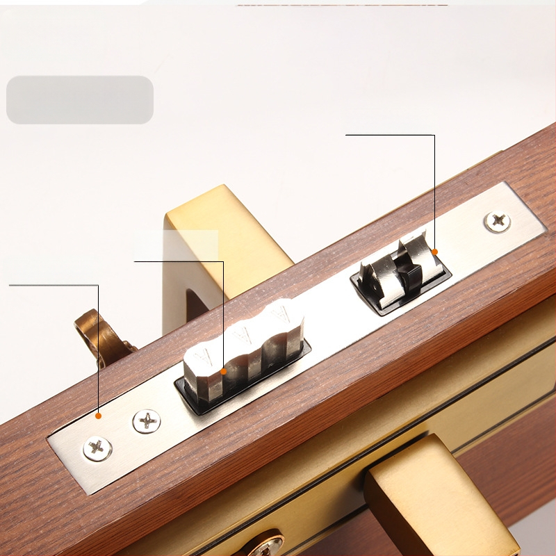 Kľučka zámok na vnútorné dvere, univerzálne, zliatina zinku, model X9898, nového čínskeho štýlu