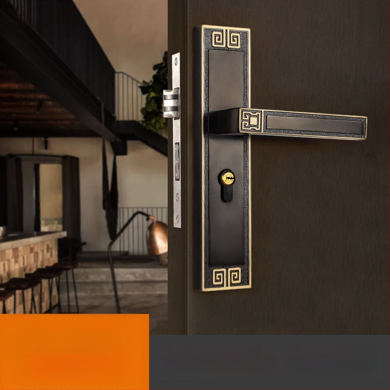 Kľučka zámok na vnútorné dvere, univerzálne, zliatina zinku, model X9898, nového čínskeho štýlu