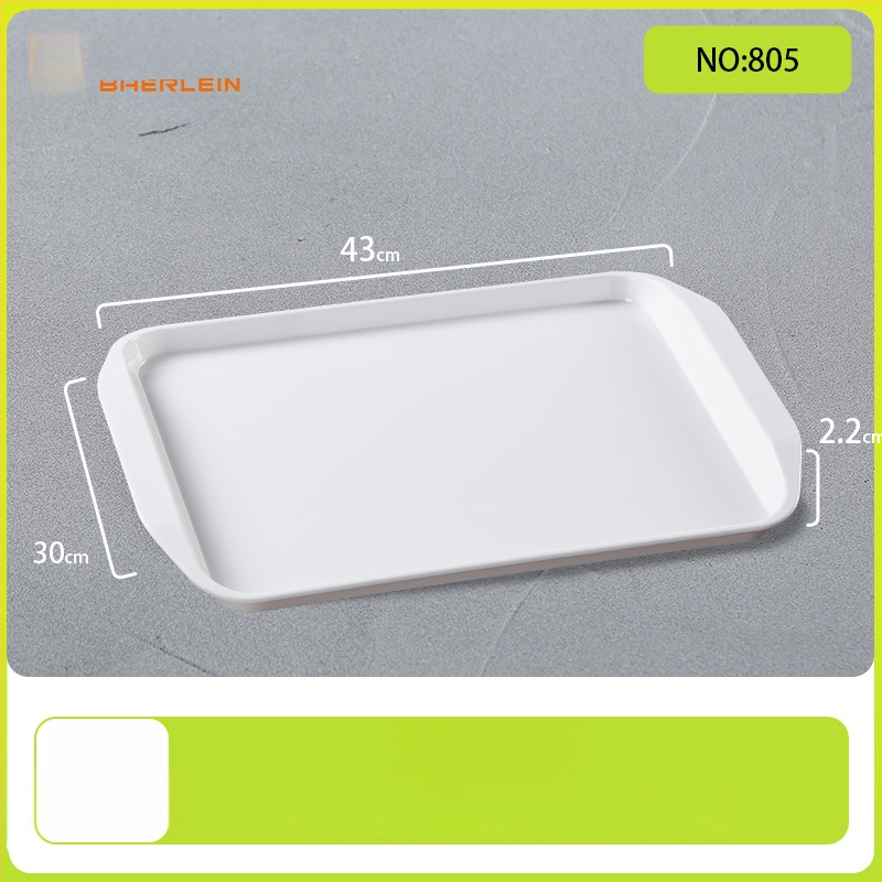 Belleren melamínový podnos obdĺžnikového tvaru, moderný štýl, potlačené logo, možnosť prispôsobenia