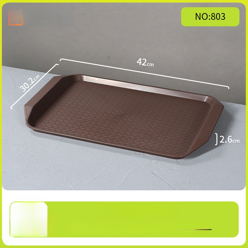 Belleren melamínový podnos obdĺžnikového tvaru, moderný štýl, potlačené logo, možnosť prispôsobenia