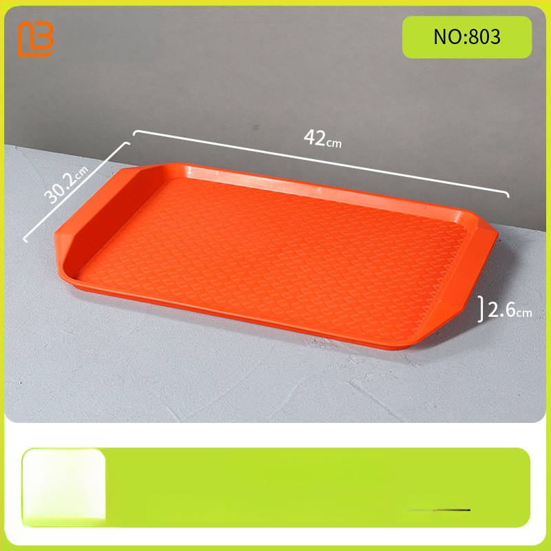 Belleren melamínový podnos obdĺžnikového tvaru, moderný štýl, potlačené logo, možnosť prispôsobenia