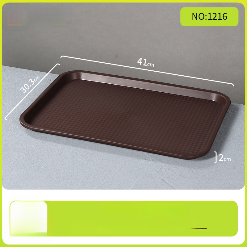 Belleren melamínový podnos obdĺžnikového tvaru, moderný štýl, potlačené logo, možnosť prispôsobenia