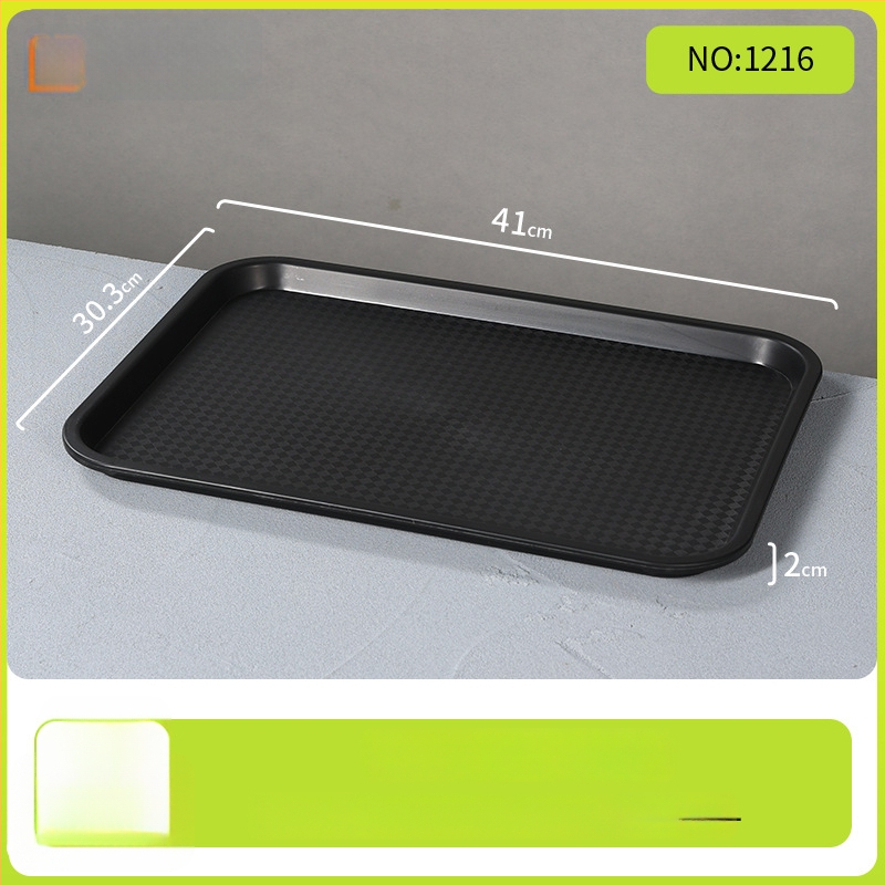 Belleren melamínový podnos obdĺžnikového tvaru, moderný štýl, potlačené logo, možnosť prispôsobenia