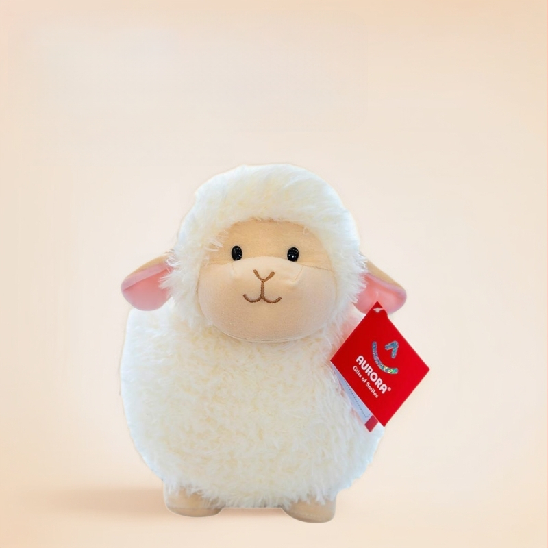 Plyšové baránko – vankúš s PP cotton výplň, Lambswool plyš, vhodné pre 7–14 rokov