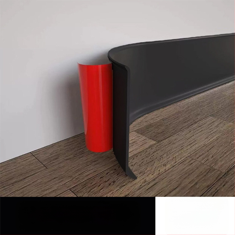 PVC samolepiaca lišta k stene a rohu schodov, model L100, moderný minimalistický štýl