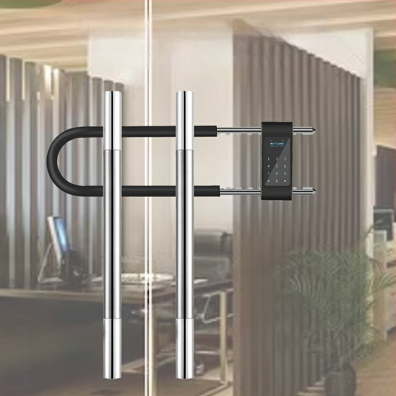 Delzhi U9 U-tvarová inteligentná visací zámka s odtlačkom prsta a heslom, 50 uložených odtlačkov, >100000 odomknutí, skenovanie <0.5 s, falošné rozpoznanie <0.001%, prevádzkový rozsah teplôt -20°C–85°C, vlhkosť -40°C–85% RH