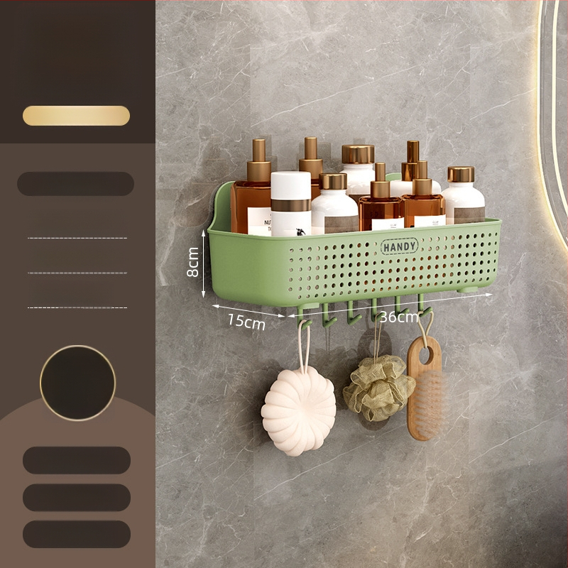 Nástenný regál do kúpeľne, plastový, povrch postrekaný plastom, 1 polica, nosnosť do 1 kg