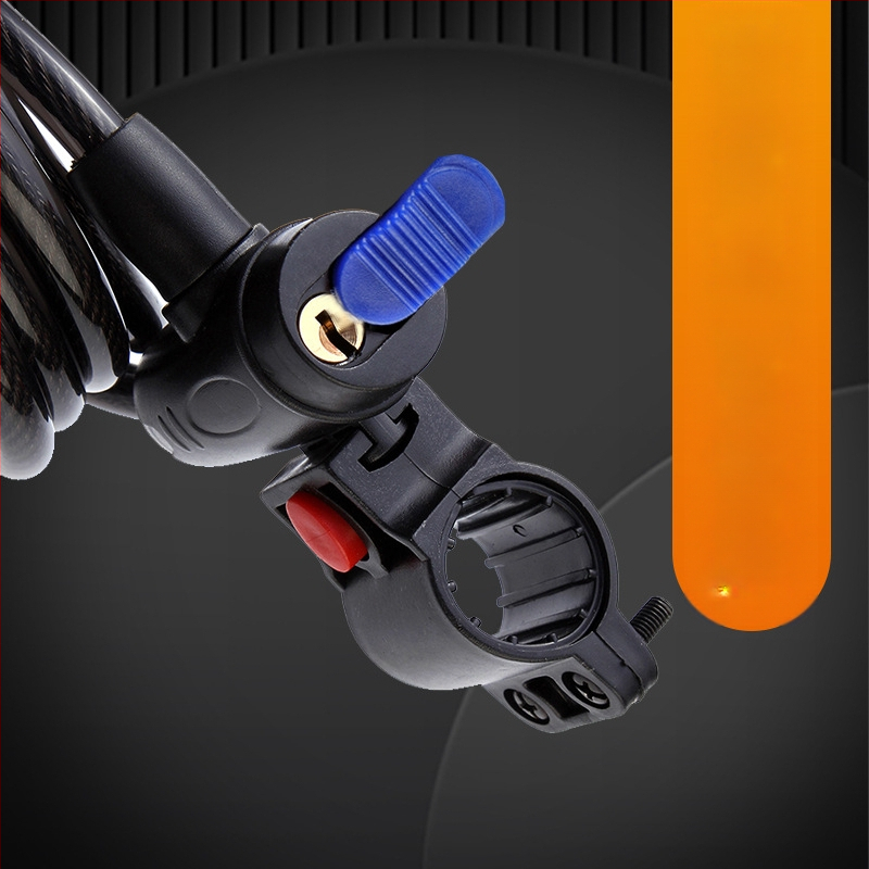 Sulankstomas dviracio užraktas su plieno kabeliu, modelis JTS, prekinis ženklas OPEL, skirtas kelių dviračiams, 270 g