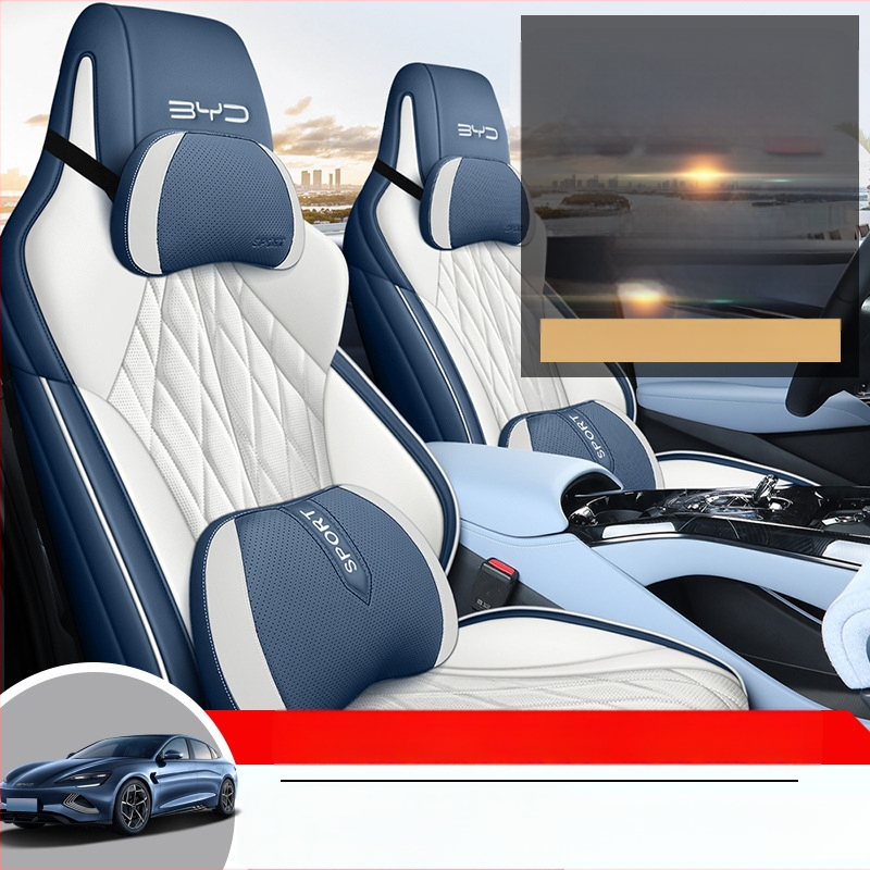 Poťah na seda do auta BYD Seal 2022 – perforovaná mikrovláknová koža, 4-sezónny univerzálny, kompletné pokrytie, Xinmengde