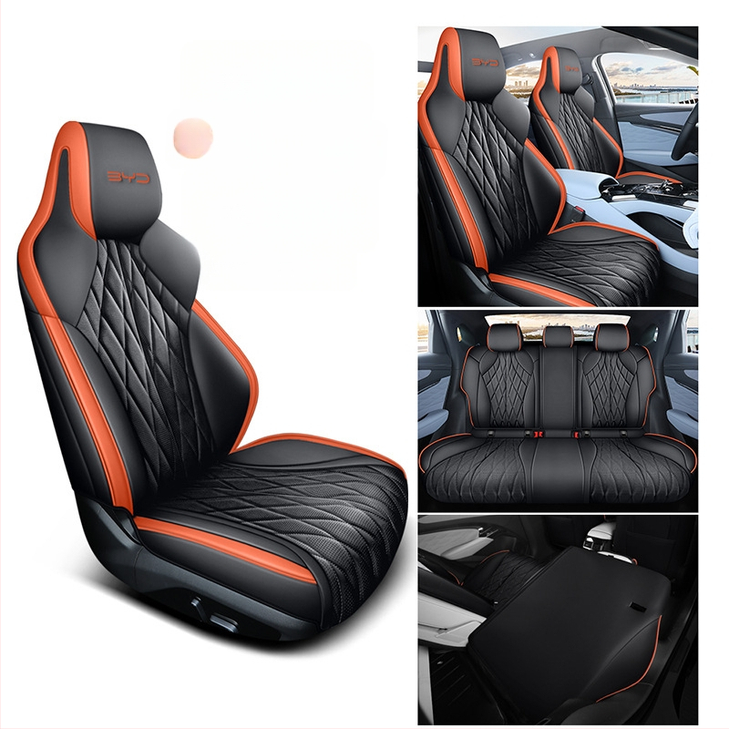 Poťah na seda do auta BYD Seal 2022 – perforovaná mikrovláknová koža, 4-sezónny univerzálny, kompletné pokrytie, Xinmengde