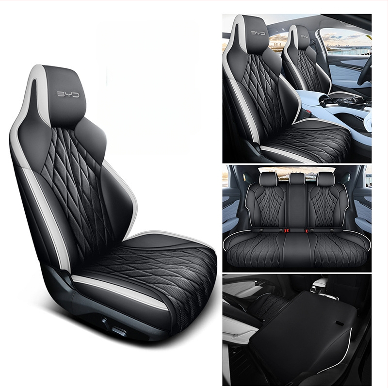 Poťah na seda do auta BYD Seal 2022 – perforovaná mikrovláknová koža, 4-sezónny univerzálny, kompletné pokrytie, Xinmengde