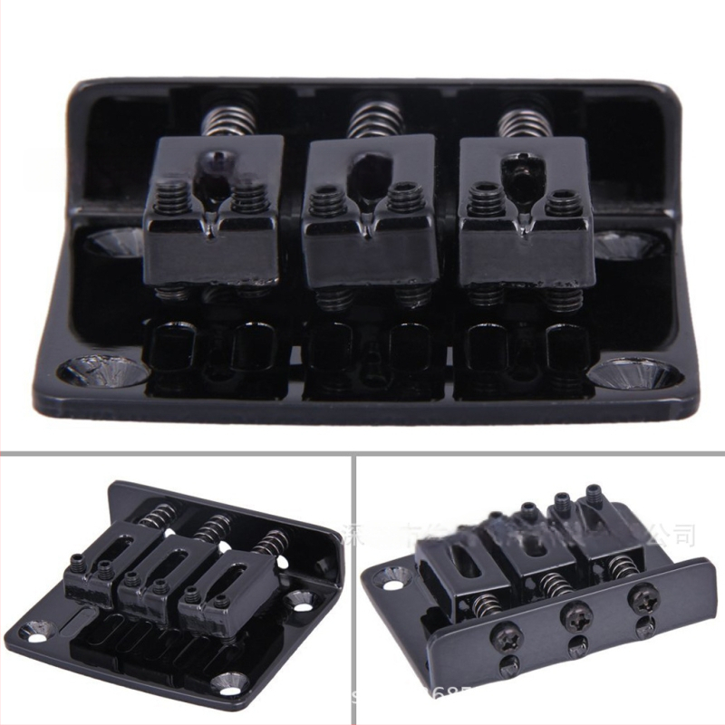 Gitár bridge zliatinou zinku, model M01655, pre hudobné nástroje, balené v PE vrecku