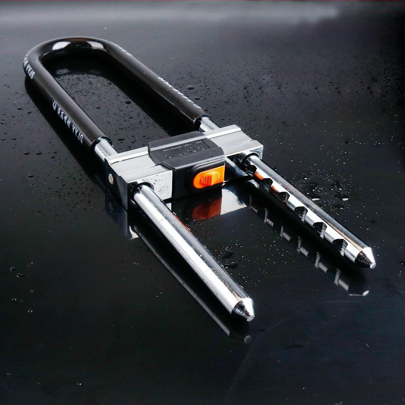 Zámok tvaru U pre sklenené dvere, nerezová oceľ, model 1, vonkajšie použitie, Nový čínsky štýl