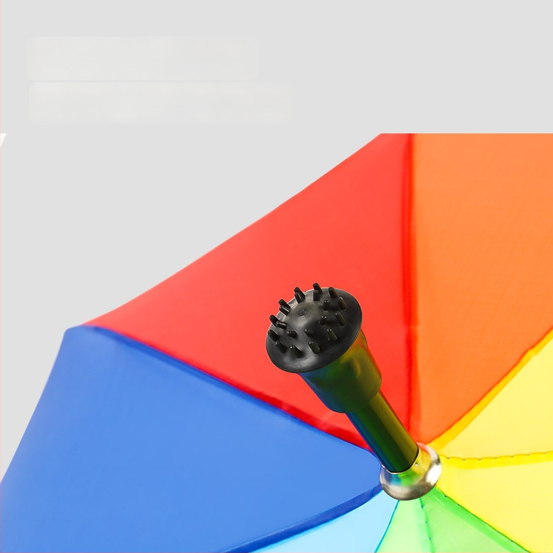 Dlhý slnečný dážnik s kovovým rámom a plastovým držadlom, 8 lúčov, poloautomatické otvorenie, 190T látka, možnosť potlače loga