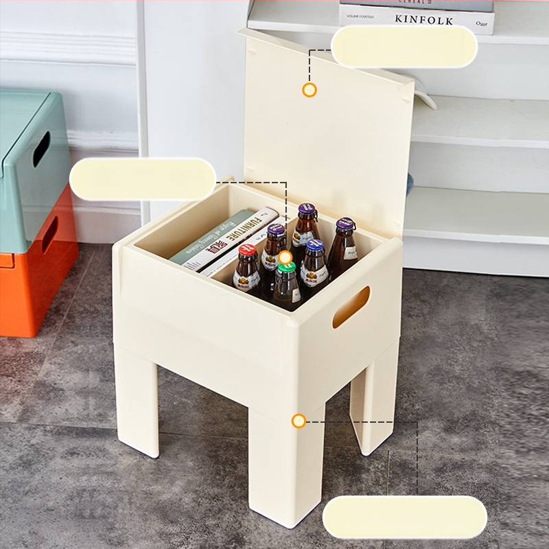 Plastová stolička do domácnosti na uloženie, Space Stool, Youlaike, moderný minimalistický štýl, prispôsobená fotografiám