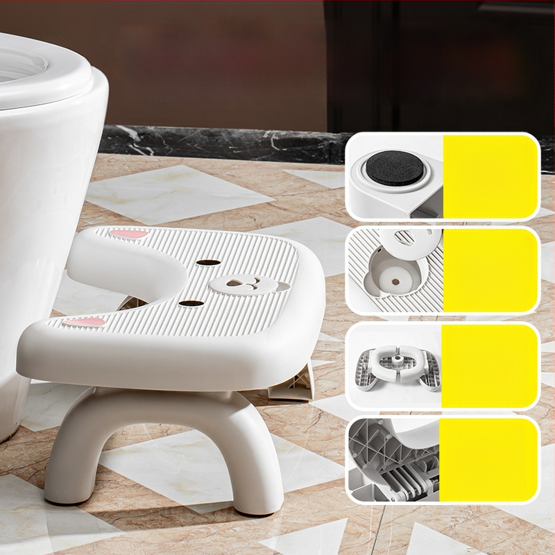 Aromaterapeutický skladací toaletný stoličok, plast, značky Yue chen youpin