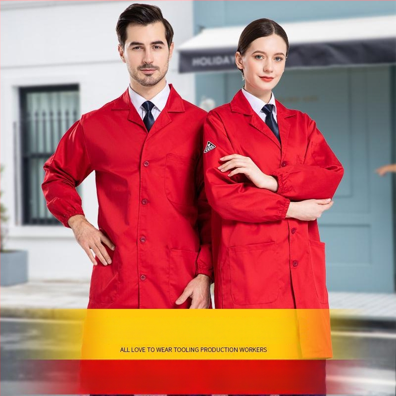 Antistatické pracovné overaly z bavlno-polyesterovej zmesi, dlhý strih, unisex, do dielne