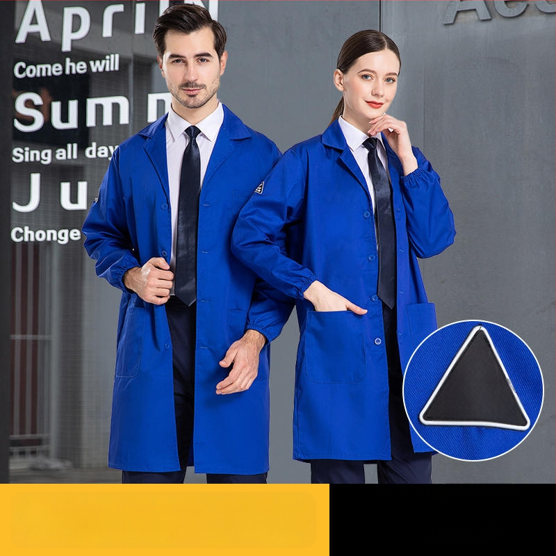 Antistatické pracovné overaly z bavlno-polyesterovej zmesi, dlhý strih, unisex, do dielne