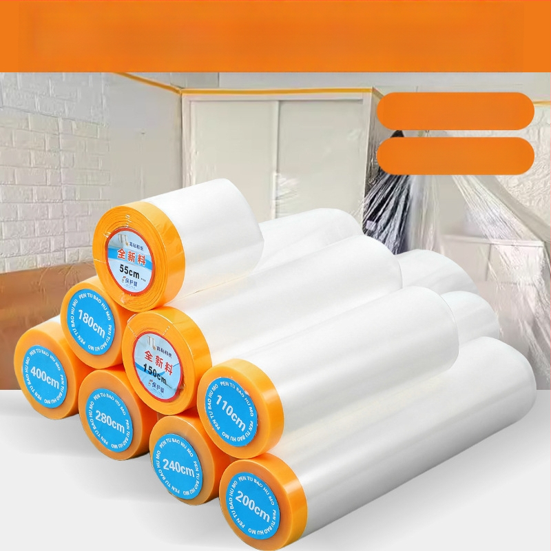 Guokang Transparentný kryt prachu na nábytok — Hrubý Jednorazový Plastový Film, Ochrana Proti Prachu pre Domovú Dekoráciu, Možnosť Zákazkovej Úpravy