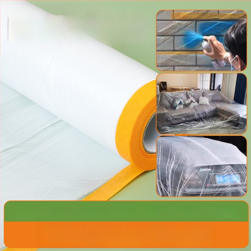 Guokang Transparentný kryt prachu na nábytok — Hrubý Jednorazový Plastový Film, Ochrana Proti Prachu pre Domovú Dekoráciu, Možnosť Zákazkovej Úpravy