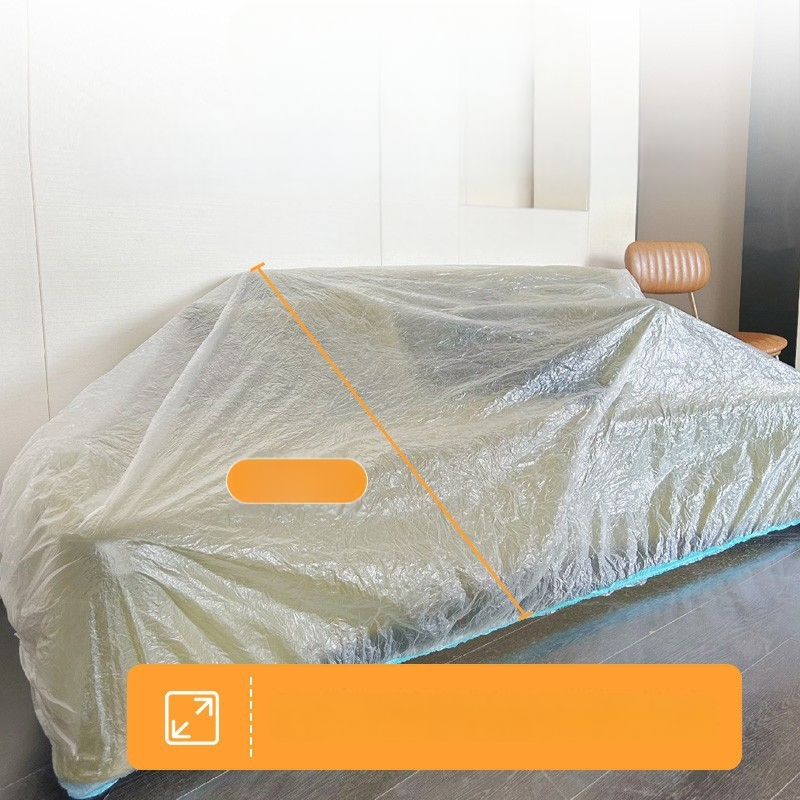 Jednorázové prikrytie na posteľ s elastickou manžetou - prachotesný kryt na nábytok, polyester, jednoduchý moderný štýl, do obývačky