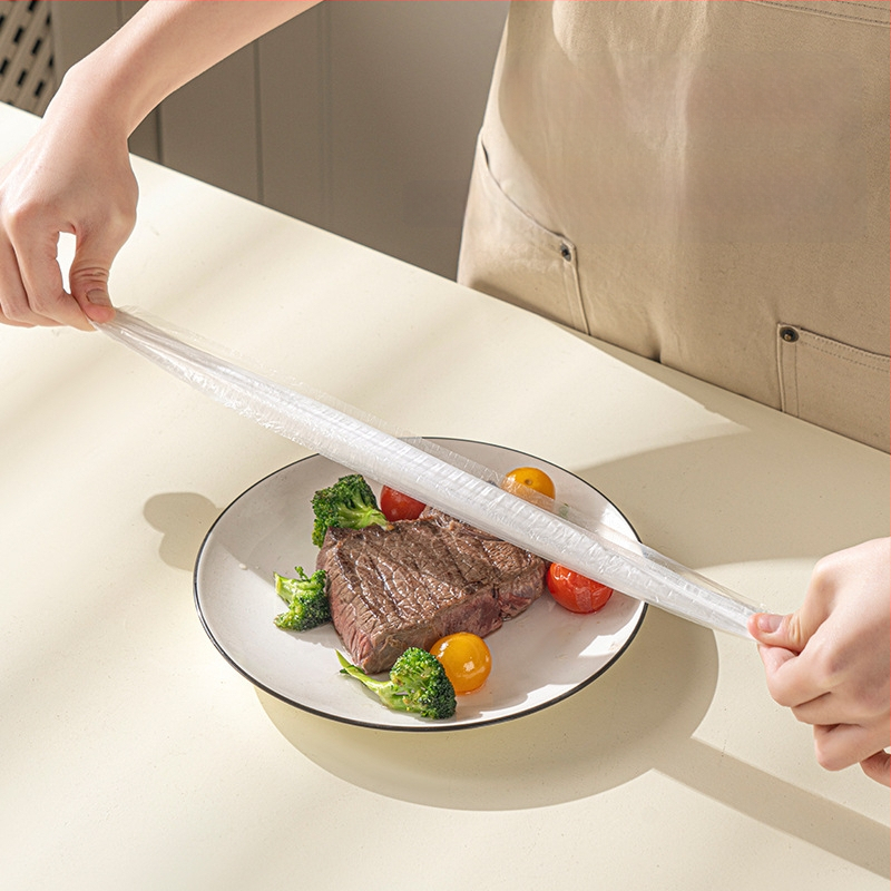 HDPE domáce jednorazové krytie potravinovej fólie, 36 kusov v krabici, uvedenie na trh jar 2025, pôvod Anhui