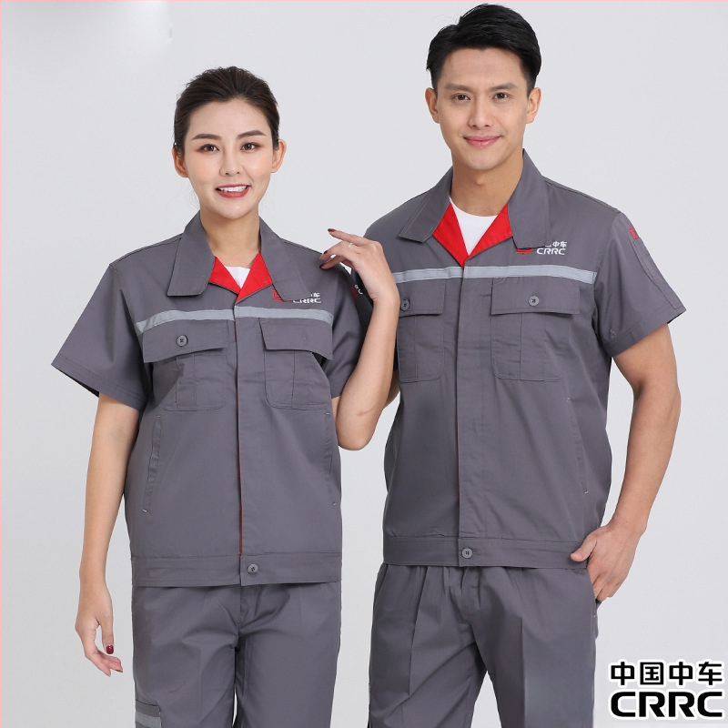 Shengdelong Pánska súprava pracovného oblečenia pre mechanika s reflexnými detailmi, bavlnená zmes, jar–jeseň, továreň